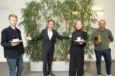 V.l.n.r.: Stephan Rieger, Bürgermeister Siegfried Nagl, Sarah Kohlendorfer, Florian Joham