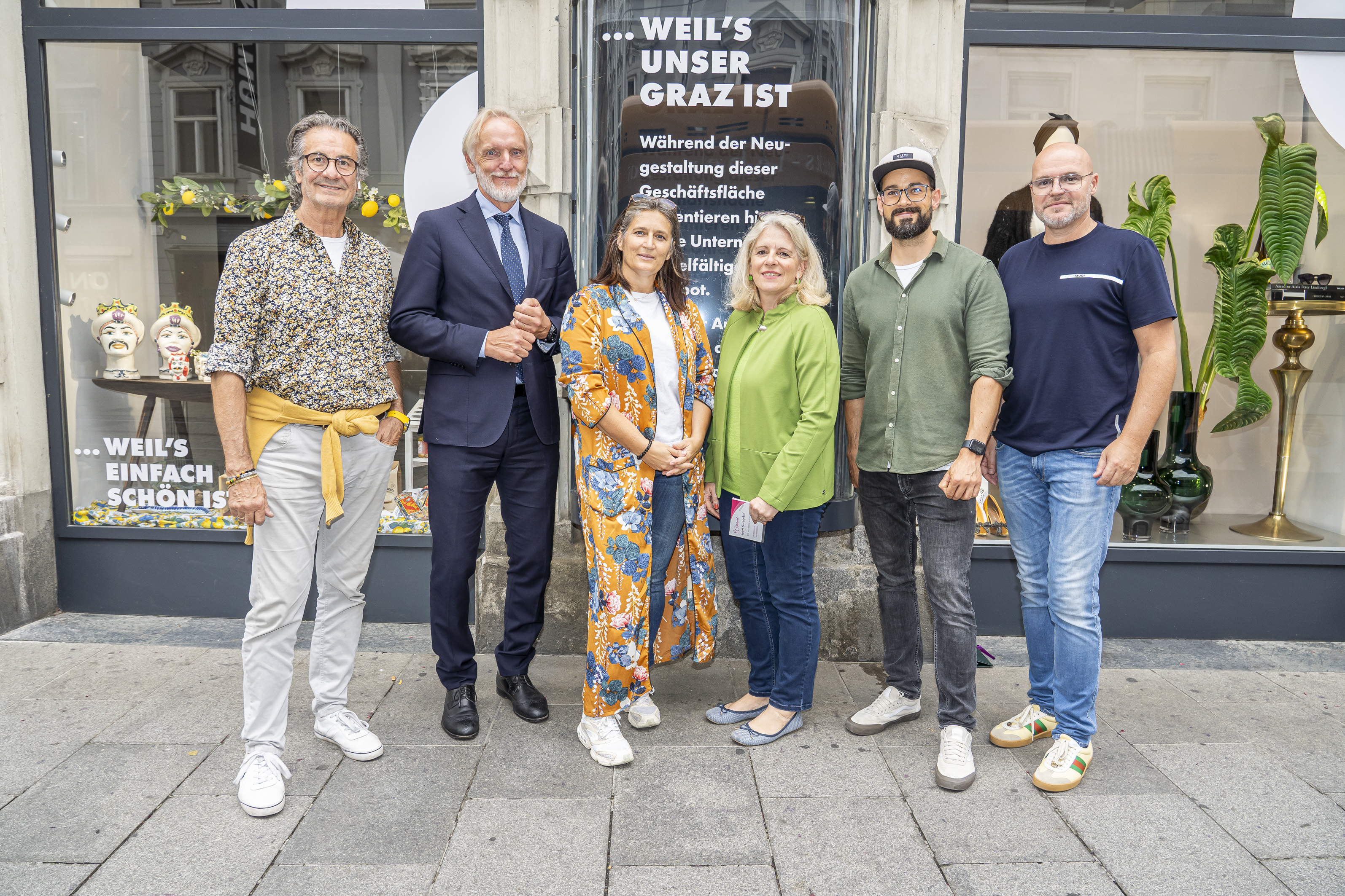 Schaufenster für Innenstadtbetriebe